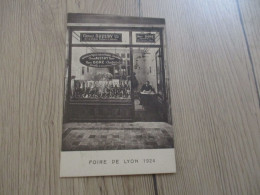 CPA 69 Rhône Foire De Lyon 1924 Stands Auzeby Nîmes Gard Dorè Chartres Eure Et Loire - Other & Unclassified