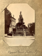 Clermont Ferrand * Place Et Fontaine St Jean * Photo Circa 1890/1910 11.5x8.5cm - Clermont Ferrand