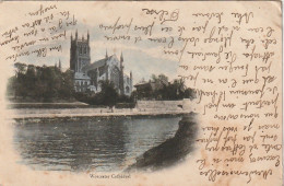 PE 18 - WORCESTER CATHEDRAL - RIVER SEVERN(1905) - 2 SCANS - Andere & Zonder Classificatie