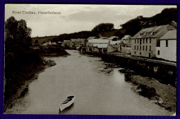 Ref 1646 - Early Postcard - River Cleddau - Haverfordwest Pembrokeshire Wales - Pembrokeshire