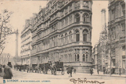 PE 18 - LONDON - NORTHUMBERLAND AVENUE (1904)- 2 SCANS - Andere & Zonder Classificatie