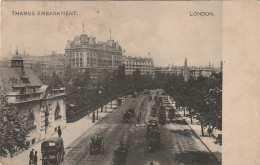 PE 18 - LONDON - THAMES EMBANKMENT (1906)- 2 SCANS - Sonstige & Ohne Zuordnung