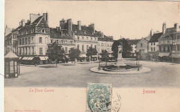 PE 21-(21) BEAUNE - LA PLACE CARNOT - GRAND CAFE DE LYON - 2 SCANS - Beaune