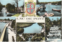 PE 21-(21) LAC DE PONT - CARTE COULEURS MULTIVUES - 2 SCANS - Sonstige & Ohne Zuordnung