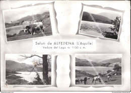 Cd644 Cartolina Saluti Da Alfedena Vedute Del Lago Provincia Di L'aquila Abruzzo - L'Aquila