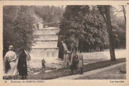 PE 21-(21) ENVIRONS DE SEMUR PONT- LES CASCADES - PROMENADE  - 2 SCANS - Semur