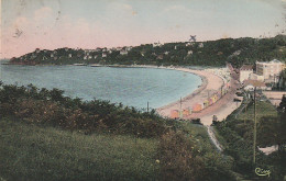 PE 22 -(22) PERROS GUIREC - PLAGE DE TRESTRAOU, VUE GENERALE - CARTE COLORISEE  - 2 SCANS - Perros-Guirec