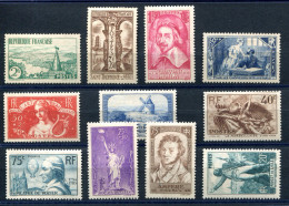 RC 27584 FRANCE COTE 235€ ENTRE N° 301 - 315 LOT DE TIMBRE DES ANNÉES 30 NEUF * MH TB - Neufs