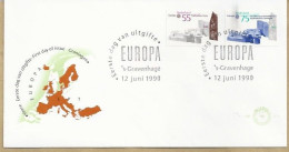 NL.- FDC. NVPH Nr. 274. EERSTE DAG VAN UITGIFTE. FIRST DAY OF ISSUE. 12-06-1990. EUROPA. VEERE - GRONINGEN - FDC