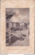 Be742 Cartolina Asolo Piazza Del Mercato E Storica Fontana Provincia Di Treviso - Treviso