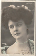 PE 25- EDITH WHITNEY ( MOULIN ROUGE )- PORTRAIT PAR REUTLINGER , PARIS - CARTE COLORISEE (1905) - 2 SCANS - Entertainers