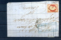 200324  LETTRE AVEC N° 17A   Carmin - 1849-1876: Klassik