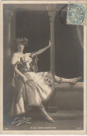 PE 25- MISS NORA HAMILTON - PORTRAIT DE L' ARTISTE PAR PAUL BOYER - CORRESPONDANCE 1905 - 2 SCANS - Entertainers