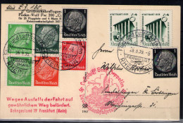 Alemania III Reich  Nº 483,,486/88, 490 Y 632. Año 1933-39 - Lettres & Documents