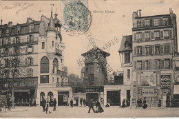 OP Nw33-(75) PARIS - LE MOULIN ROUGE - ANIMATION - BRASSERIE GRAFF (CORRESPONDANCE 1905 ) - 2 SCANS - Arrondissement: 18