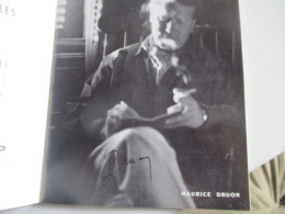 MAURICE DRUON ELVIRE POPESCO  LE POULAIN AUTOGRAPHE SIGNATURE DEDICACE SUR PROGRAMME THEATRE - Programmes