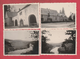 Rouillon - 4 Photos Du Village Et Des Environs - Août 1947 - Anhée