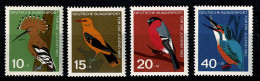 Ref 1646 - Germany 1963 Child Welfare - Birds - MNH Set SG 1315 - 1318 - Nuevos