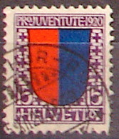 Schweiz Suisse Pro Juventute 1920: Wappen Ticino Zu WI17 Mi 155 Yv 178 Mit Voll-⊙ WINTERTHUR 5.XII.20 (Zu CHF 10.00) - Used Stamps