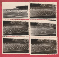 Stade Du Sporting De Charleroi - 6 Photos D'une Fête De Gymnastique - Mai 1951 - Fussball