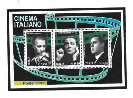 Foglio Cinema Italiano, Bloc Feuillet  De 2010 MNH** - 2001-10: Nieuw/plakker