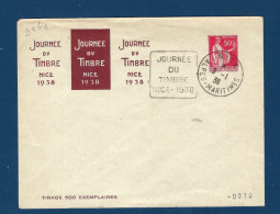 France - Entier Postal - Enveloppe B 4 B 1 - Journée Du Timbre Nice 1938 - Cartes Postales Types Et TSC (avant 1995)