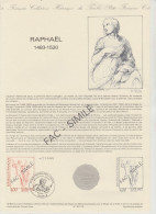 France Divers Fac-Similé N° 2264 Raphaël Cachet 1 Er Jour 9 Avril 1983 - Documents Of Postal Services