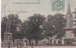 NE 29-(17) MARENNES - PLACE CHASSELOUP LAUBAT - ANIMATION - CAFE - CARTE COLORISEE - Marennes