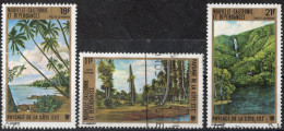 Nvelle CALEDONIE Timbres-Poste Aérienne N°135 à 137 Oblitérés TB Cote : 5€40 - Gebruikt