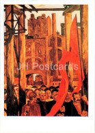 Painting By A. Smolin - The Strike - Russian Art - 1980 - Russia USSR - Unused - Peintures & Tableaux