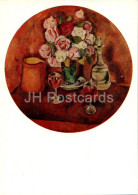 Painting By I. Mashkov - Still Life . Roses - Flowers - Russian Art - 1979 - Russia USSR - Unused - Malerei & Gemälde