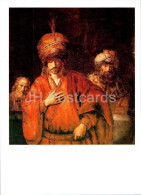 Painting By Rembrandt - David And Uriah - Dutch Art - 1987 - Russia USSR - Unused - Malerei & Gemälde