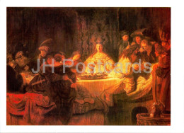 Painting By Rembrandt - Samson Telling Riddles At A Wedding - Dutch Art - 1987 - Russia USSR - Unused - Peintures & Tableaux