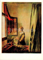 Painting By Johannes Vermeer - Girl With A Letter - Dutch Art - 1983 - Russia USSR - Unused - Paintings