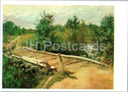 Painting By K. Korovin - A Little Bridge - Russian Art - 1974 - Russia USSR - Unused - Peintures & Tableaux