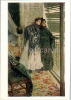 Painting By K. Korovin - At The Balcony . Spanish Girls - Leonora And Imperio  Russian Art - 1957 - Russia USSR - Unused - Pintura & Cuadros