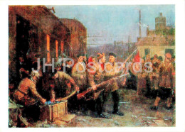 Painting By S. Levenkov - The Uprising Has Begun . October 1917 - Revolution - Russian Art - 1978 - Russia USSR - Unused - Malerei & Gemälde