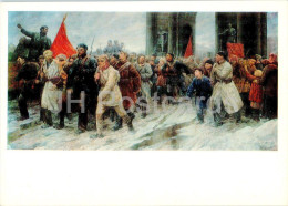 Painting By V. Serov - On Yudenich - Revolution - Revolutionaries - Russian Art - 1978 - Russia USSR - Unused - Pintura & Cuadros