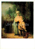 Painting By Rembrandt - David And Jonathan - Dutch Art - 1972 - Russia USSR - Unused - Peintures & Tableaux