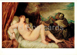 Painting By Titian - Danae - Naked Woman - Nude - Italian Art - 1972 - Russia USSR - Unused - Peintures & Tableaux