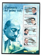 Foglio Pionieri Aviazione Italiana, Del 2003 MNH** - 2001-10:  Nuevos