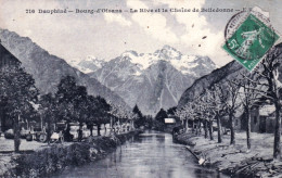 38 - BOURG D'OISANS - La Rive Et La Chaine De Belledonne - Bourg-d'Oisans