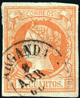 Madrid - Edi O 52 - 4 C.- Mat Fech. Tp. II "Arganda" - Used Stamps