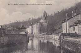 OP 46-(24) BRANTOME - BORDS DE LA DRONNE - EGLISE ET CLOCHER - Brantome