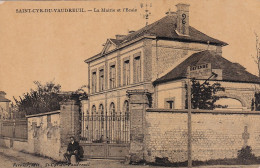 PE 29-(27) SAINT CYR DU VAUDREUIL - LA MAIRIE ET L'ECOLE - Sonstige & Ohne Zuordnung