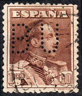 Madrid - Perforado - Edi O 323 - "BU" (Banco) - Used Stamps