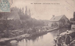 PE 31-(29) PONT AVEN - LES LAVEUSES - VUE SUR L'AVEN - ANIMATION - LAVANDIERES - Pont Aven