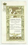 27 REGGIMENTO FANTERIA PROGRAMMA MUSICALE 1907 CON ILLUSTRAZIONE ART NOVEAU - CM.16,5X9,5 - Programmes