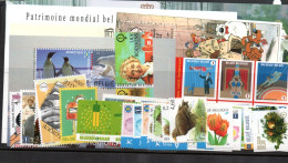 BELGIUM - Various MNH Stamps 2009  Face Value  = 43+ Euros - Nuevos