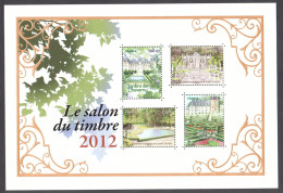 France - 2012 - Bloc-Feuillet N° 132 - Neuf ** - Salon Du Timbre - Jardins De France - Mint/Hinged